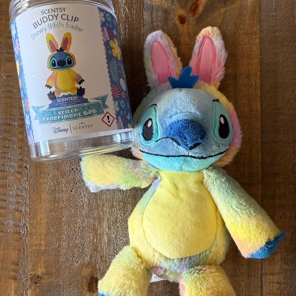 Scentsy Disney Stitch Buddy Clip with Pastel Hues